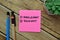 Concept of Irrelevant and Relevant write on sticky notes isolated on Wooden Table