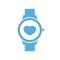 Concept love smart technology, smartwatch, watch icon