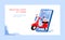 Concept Of Medicine Online Order And Delivery. Website Landing Page. Modern Motorbike With Box With Medicine On The
