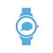 Concept message smart technology, smartwatch, watch icon