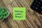 Concept of Minimum Viable Product write on sticky notes isolated on Wooden Table