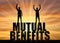 Concept of mutual benefit of business partners