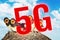 The concept on the negative impact of the fifth generation of `5G` mobile networks on birds and the environment