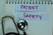 Concept of Patient Safety write on sticky notes isolated on Wooden Table