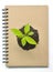 Concept picture of recycle notebook