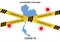 Concept of prevention Covid-19 virus outbreak pandemic and lockdown Thailand country