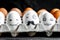 Concept social networks communication and emotions - eggs wink