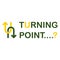 Concept of a turning point sign and text design