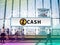 Concept of Zcash. a Cryptocurrency secured chain. Digital mone