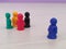 Conception - diversity, inclusion, game figures or pawns in a business situation.