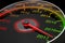 Conceptual 2017 New Year Speedometer. 3d Rendering