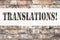 Conceptual announcement text caption inspiration showing Translations. Business concept for Translate Explain Plead Book Language