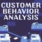 Conceptual caption Customer Behavior Analysis. Business showcase buying behaviour of consumers who use goods