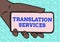 Conceptual caption Translation Services. Word Written on organization that provide showing to translate speech Adult