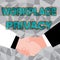 Conceptual caption Workplace Privacy. Internet Concept protection of individual privacy rights in the workplace Abstract