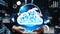 Conceptual cloud computing and data storage technology for future innovation