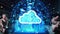 Conceptual cloud computing and data storage technology for future innovation