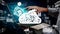 Conceptual cloud computing and data storage technology for future innovation