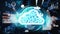 Conceptual cloud computing and data storage technology for future innovation