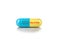 Conceptual Covid-19 protection capsule with Stay at Home advisory message