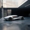 Conceptual design of a futuristic vehicle.