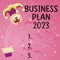 Conceptual display Business Plan 2023. Word Written on Challenging Business Ideas and Goals for New Year