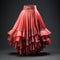 Conceptual Elegance: Pink Ruffle Skirt For 3ds Max