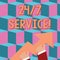 Conceptual hand writing showing 24 Or 7 Service. Business photo text service that is available any time and usually