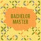 Conceptual hand writing showing Bachelor Master. Business photo showcasing An advanced degree completed after bachelor s