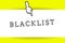 Conceptual hand writing showing Blacklist. Business photo showcasing list of showing or groups regarded as unacceptable or