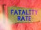 Conceptual hand writing showing Fatality Rate. Business photo text calculated number of deaths over a specific range of