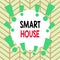 Conceptual hand writing showing Smart House. Business photo text homes that have electronic devices and controlled