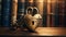 Conceptual image of a heart-shaped lock with a key placed on a vintage book. The lock symbolizes the unbreakable bond of love,