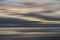 Conceptual landscape image of motion blur in the ocean during sunset