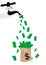 Conceptual money illustration with spigot