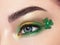 Conceptual photo eye of St. Patrick`s Day