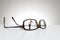 Conceptual photograph of life size glasses