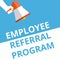 Conceptual writing showing Employee Referral Program