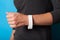 Concert paper bracelet mockup, event wristband. Arm activity accessory, adhesive, cheap