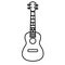 Concert Ukulele - Hawaiian string musical instrument