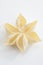 Conchiglie pasta arranged in flower shape