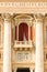 Conclave balcony in St. Peter\'s Basilica in the Vatican