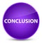 Conclusion elegant purple round button