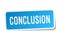 Conclusion sticker