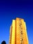 A Concrete Apartment Building Looking Skyward