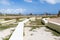 Concrete Benches at Outdoor Church