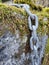 Concrete Block with Moss and Heavy Thick Chain 2