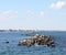 Concrete breakwater in Mamaia, Romania 2