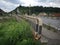 Concrete bridge in east europe