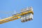 Concrete counterweight of a crane
